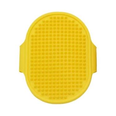 Imagem de Escova De Borracha Macia Para Animais De Estimação, Luva De Banho Para