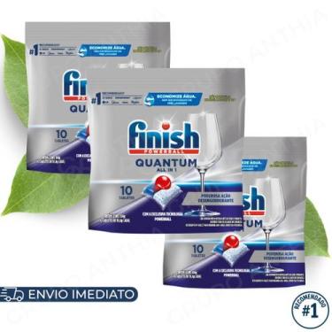 Imagem de Finish Detergente em Tablete para Lava Louças 10/26tabs Original Limpe