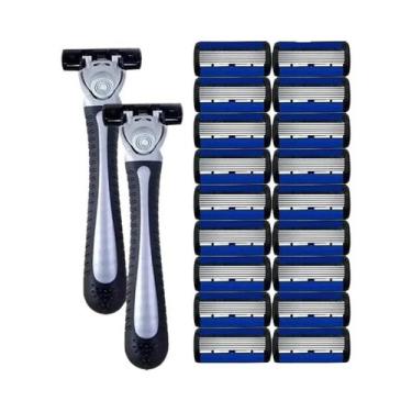 Imagem de Aparelho De Barbear Manual Unissex Com Lâmina De Aço Inoxidável De 6 C