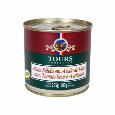 Imagem de Atum Sólido em Azeite com Tomate Seco e Azeitona Tours 255g