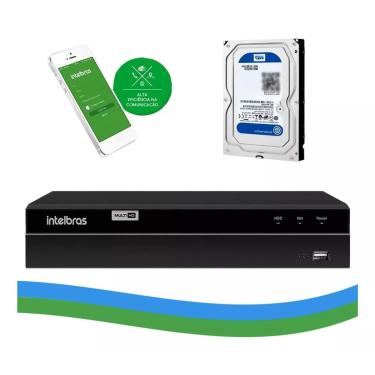 Imagem de DVR Stand Alone Gravador Digital de Vídeo Intelbras MHDX 1216 Full HD 1080P 16 Canais Multi HD