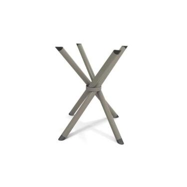 Imagem de Base de Mesa p/ Cozinha Volga M008 Aço Cromado s/ Tampo Niquel - Kappesberg