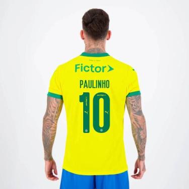 Imagem de Camisa Puma Palmeiras III 2025 10 Paulinho, EEG