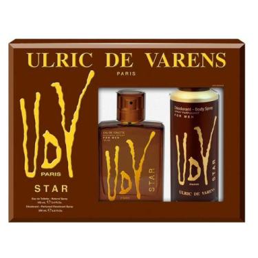 Imagem de Kit Perfume e Desodorante Ulric de Varens Coffret UDV Star EDT 100ML +