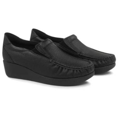 Imagem de Sapato Mocassim Feminino Usaflex Couro Branco-Feminino