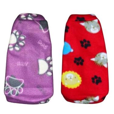 Imagem de Kit 2 Roupas Para Cachorro - Suéter De Inverno M - Nicapet