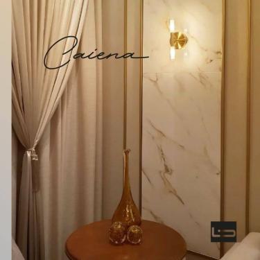 Imagem de Arandela Caiena 12cmx10cmx28cm 2xg9 Halopin Max 25w Ip20 Dourado