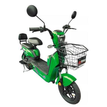 Imagem de Bicicleta Elétrica Scooter 500w Aro 14 Bonmad C/ Suspensão Pto/Vrd