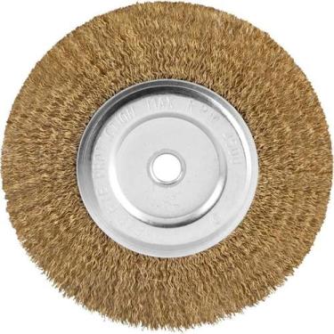 Imagem de Escova Circular 6X1/2'' 4500Rpm Aço Carbono Vonder 5/8''