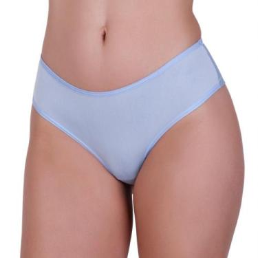 Imagem de Calcinha Manu Cor:Azul BebêTamanho:GG - Bela Morena, Azul bebê, GG