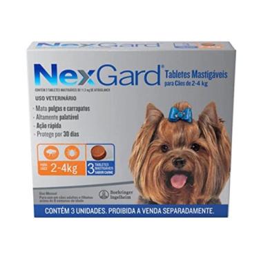Imagem de Nexgard Antipulgas E Carrapatos 2 A 4kg Com 3 Com Nex Gard CACHORROS P