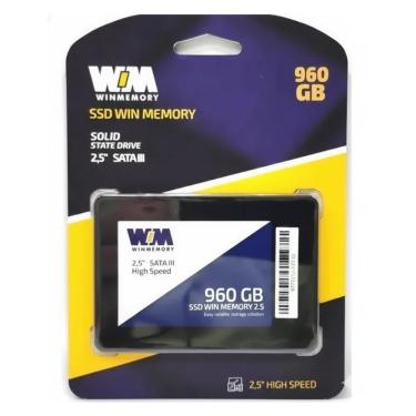 Imagem de SSD 960GB Winmemory - SATA - Leitura 560MB/s - Gravação 540MB/s - SWR960G