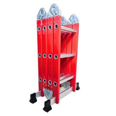 Imagem de Escada De Alumínio Multifuncional Articulada 12 Degraus 4x3 - Fabconst