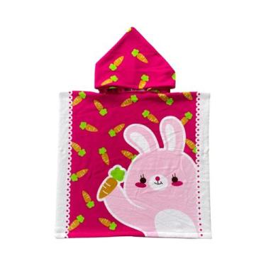 Imagem de Toalha De Banho Com Capuz Para Crianças, Robe De Praia Para Bebês - NO