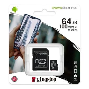 Imagem de Cartão De Memória Kingston Canvas Select Plus Micro Sdxc 64gb Classe 10