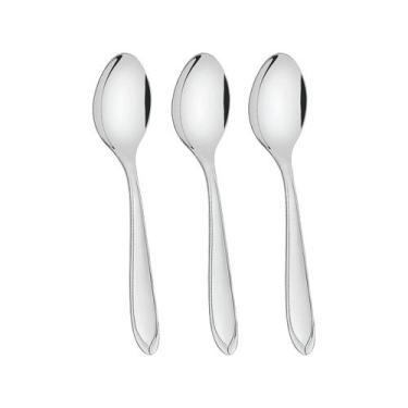 Imagem de Conjunto colheres de mesa Tramontina aço inox 3 pç.
