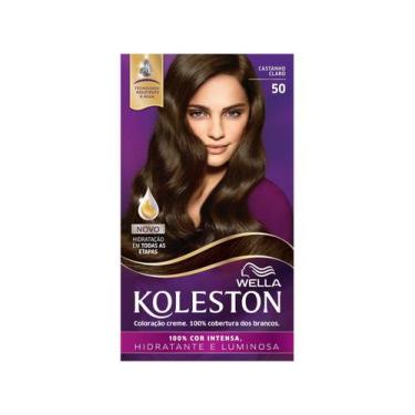 Imagem de Tintura KOLESTON 50 Castanho Claro 55g, Castanho Claro