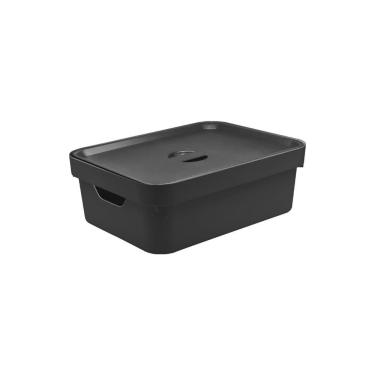Imagem de Caixa organizadora Ou 10,5 L com tampa Linha Cube