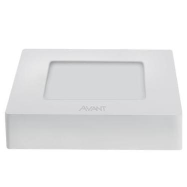 Imagem de Luminária Quadrada Sobrepor 12W 1050M Bivolt 4000K 17X17Cm - Avant, Bi
