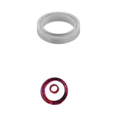 Imagem de Molde De Silicone Redondo Misto Para Resina Epóxi - Ferramenta Para Fa