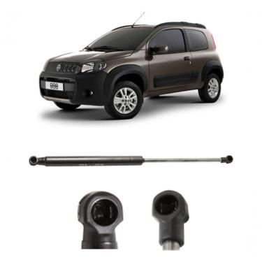 Imagem de Amortecedor de Tampa Traseira porta-malas Modelo F103 Fiat Uno G2 4 Portas e Uno Furgão Após 2010 Preto Mola a Gás