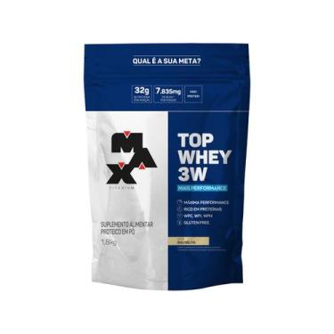 Imagem de Top Whey 3W Mais Performance - 1800g Refil Baunilha - Max Titanium, 1 