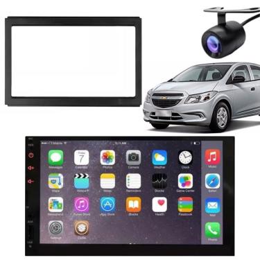 Imagem de Central Multimídia Automotiva 2 DIN MP5 Player 7 Polegadas com USB Bluetooth FM Câmera...