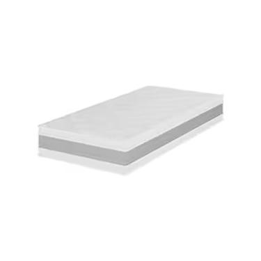 Imagem de Colchão Solteiro de Molas Ensacadas Loreto A26 com Suporte Até 120KG 88x188x26CM Branco, Cinza