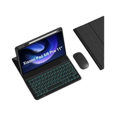 Imagem de Capa para Xiaomi Pad 6 11 polegadas, capa para teclado Bluetooth para 