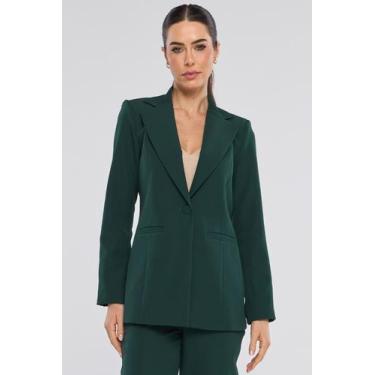 Imagem de Blazer PKS Alfaiataria Intermediário Social Verde, M