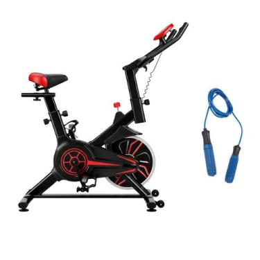 Imagem de Bicicleta Spinning com Roda de Inércia 6kg + Corda de Pular - Ahead Sp