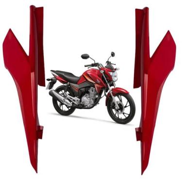 Imagem de Carenagem Tampa Traseira Rabeta Lateral Honda Cg Titan 160 Vermelho Ma