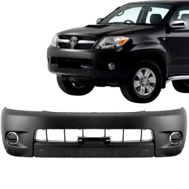 Imagem de Parachoque Dianteiro Hilux 4X4 2005 2006 2007 2008 Sem Furo Moldura Se