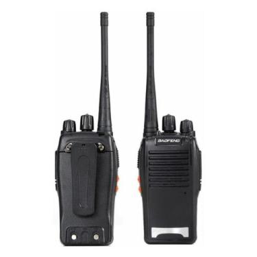 Imagem de Kit 2 Radio 777s Vhf/uhf 16 Canais Comunicador Profissional - Keedi
