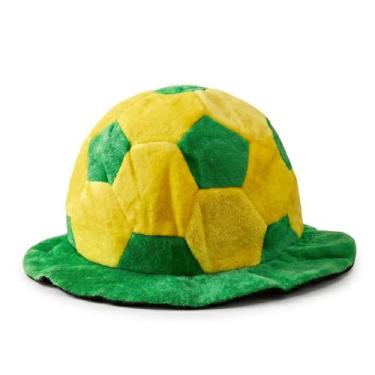 Imagem de Chapéu Bola Do Brasil Para Torcedores Verde E Amarelo Copa Do Mundo 20