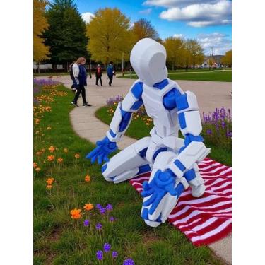 Imagem de Boneco MONTADO 100% Articulado 20 CM Dummy 13 Figura de Ação Brinquedo