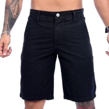 Imagem de Bermuda Sarja Tradicional Masculina Preto - Icari, 42