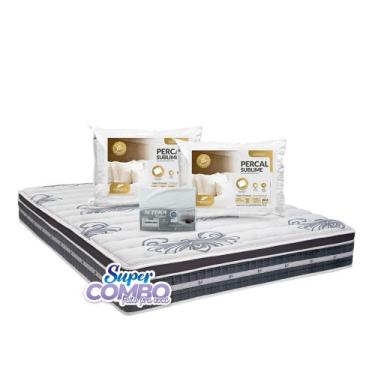 Imagem de Colchão Castor Silver Star Híbrido Air Pkt One Face Queen Size 158x198