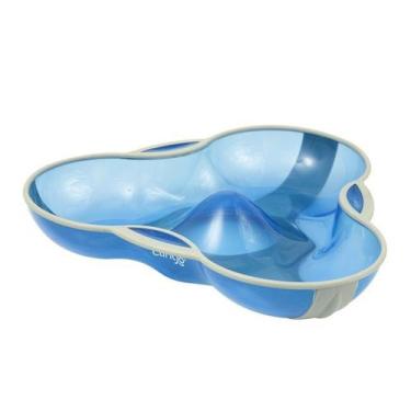 Imagem de Prato Infantil com Divisórias Azul +6M Livre de BPA Clingo, Azul