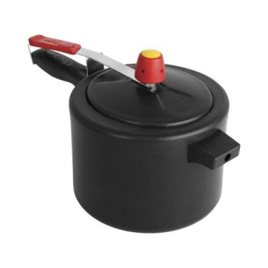 Imagem de Panela de Pressão Eirilar Antiaderente 7L Preto - Eiriflon