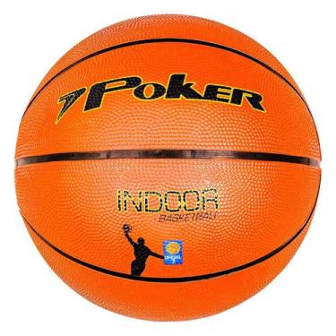 Imagem de Bola de Basquete Poker Oficial Nº 7 Indoor, Laranja, Único