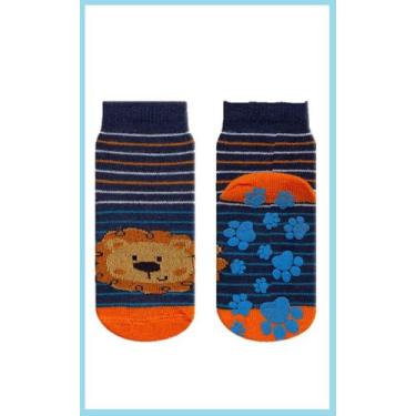Imagem de Meia Infantil Antiderrapante Bebê - Leão - Play Socks
