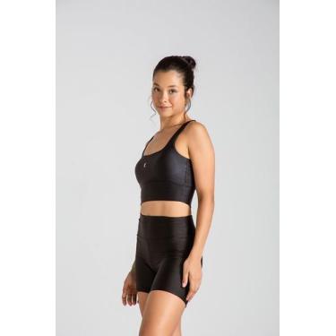 Imagem de Top LARULP Mandaue Aisha Essential Preto, GG