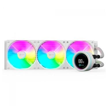 Imagem de Water Cooler Kalkan Alpha 360mm - ARGB - (AMD / INTEL) - Display Digit