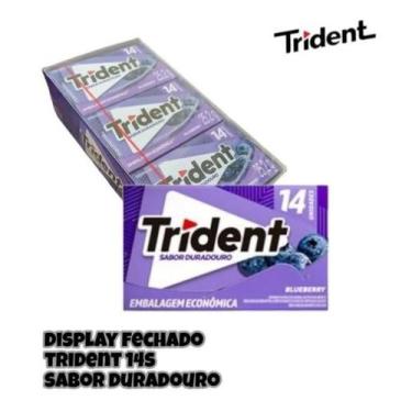 Imagem de Chiclete Trident Blueberry 14s Caixa c/12 unidades