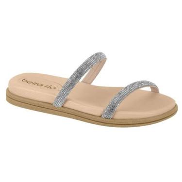 Imagem de Chinelo Papete Adulto Beira Rio 8488.105, Cristal, Creme, 35