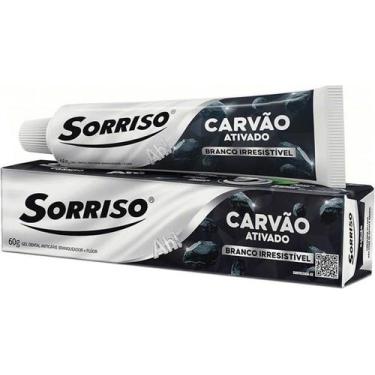 Imagem de Kit 3 gel dental sorriso branco irresist carvao ativado 60g