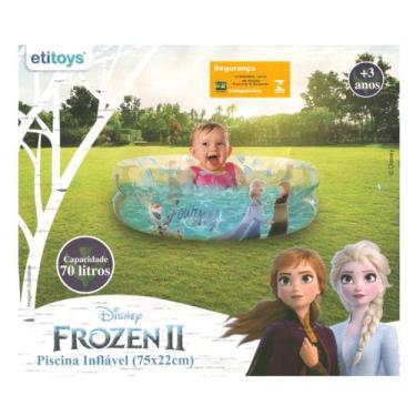 Imagem de Piscina Infantil Banheira Inflável 70 Litros Etitoys Minnie Mickey Fro