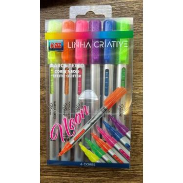 Imagem de Marca texto neon efeito glitter criative kaz