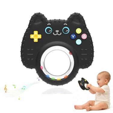 Imagem de Brinquedo de dentição HAILI XMGQ chocalho de silicone para bebês